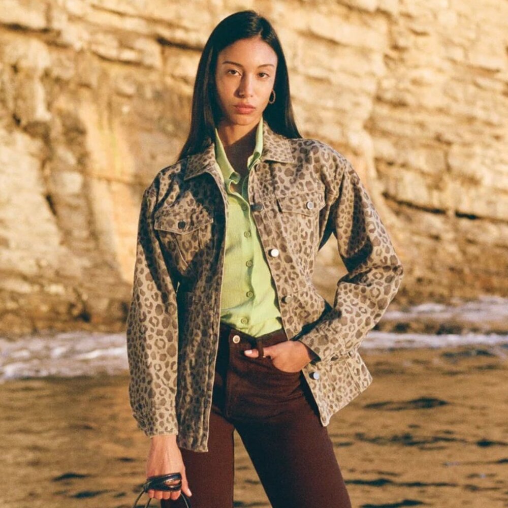 NWT Rouje Leopard Jamal Jacket